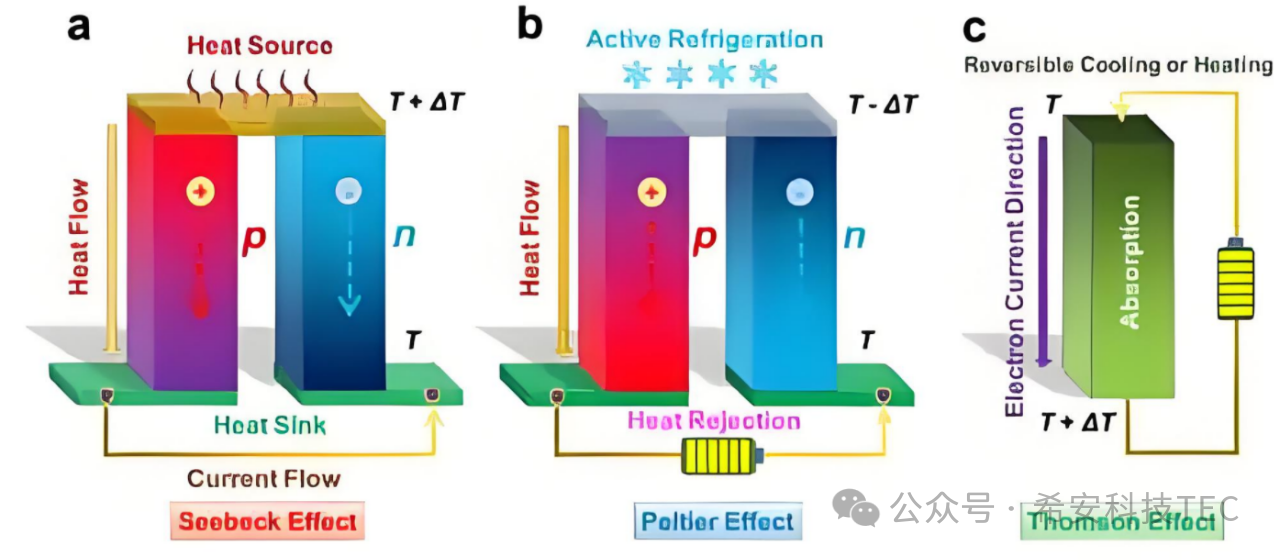 De ontwikkelingsgeschiedenis van TEC - Thomson-effect